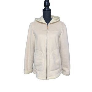 Jones New York Hooded Faux Suede Jacket